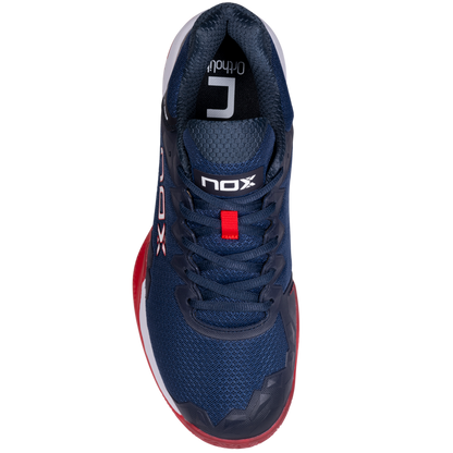 Chaussures Nox ML10 Hexa Bleu Marine-Rouge