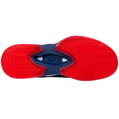 Chaussures Nox ML10 Hexa Bleu Marine-Rouge