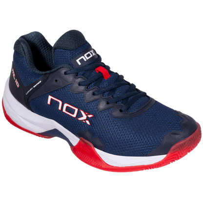 Chaussures Nox ML10 Hexa Bleu Marine-Rouge