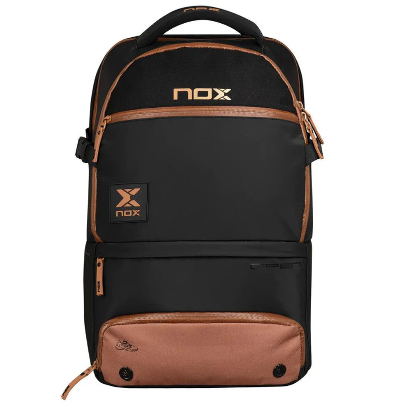 Sac à dos Nox Luxury Open Series | Noir - Marron