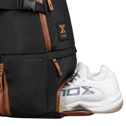Sac à dos Nox Luxury Open Series | Noir - Marron