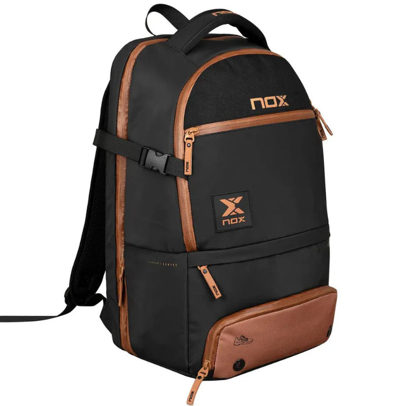 Sac à dos Nox Luxury Open Series | Noir - Marron