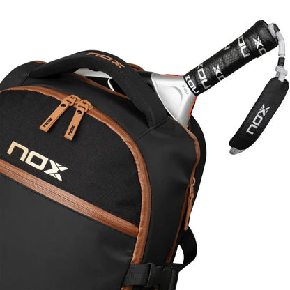 Sac à dos Nox Luxury Open Series | Noir - Marron