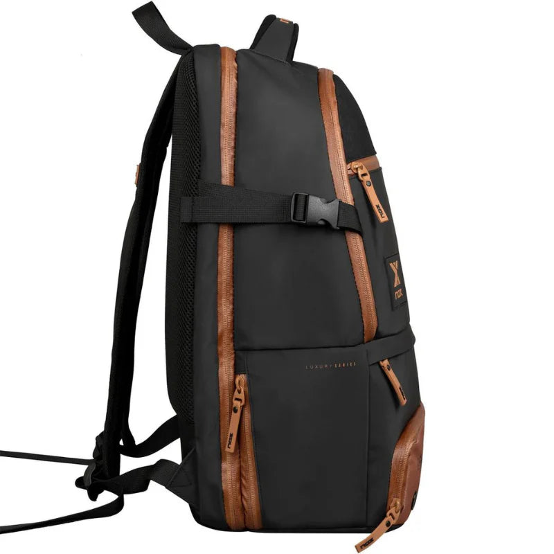 Sac à dos Nox Luxury Open Series | Noir - Marron