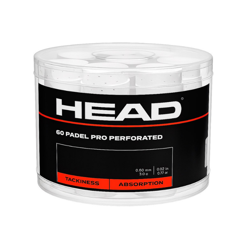 Overgrip Head Padel Pro Perforated | Blanc