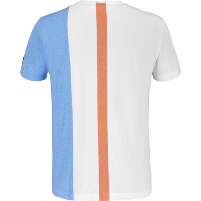 T-shirt Babolat Play Crew | Blanc - Bleu