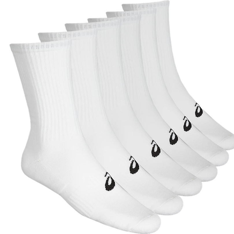 Chaussettes Asics Crew Longues | Blanc (Pack de 3)