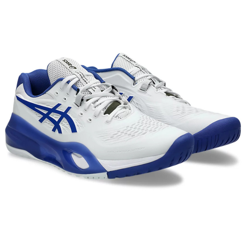 Chaussures Asics Gel Resolution X | White - Dark Cobalt