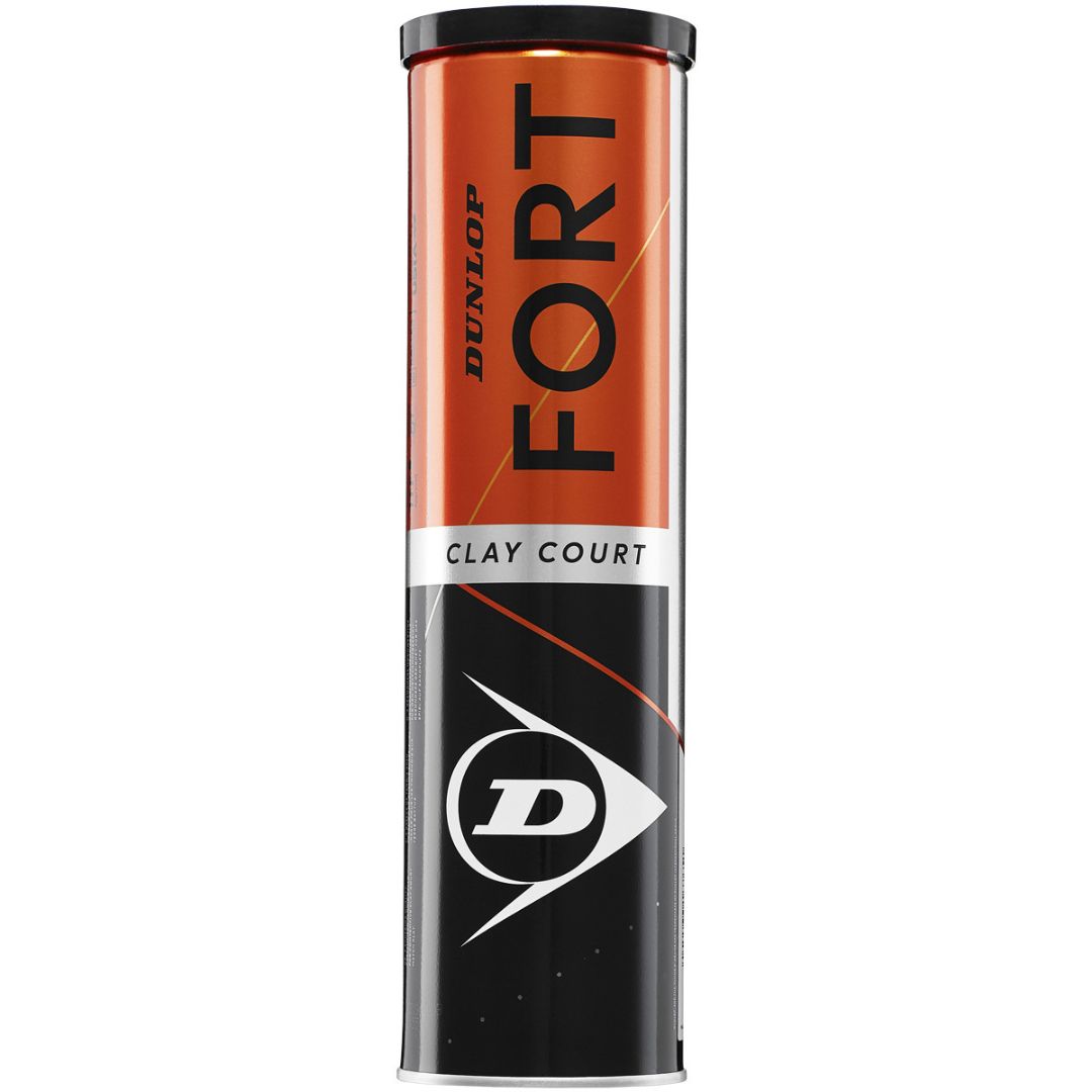 Balles Dunlop Fort Clay Court (4 balles)