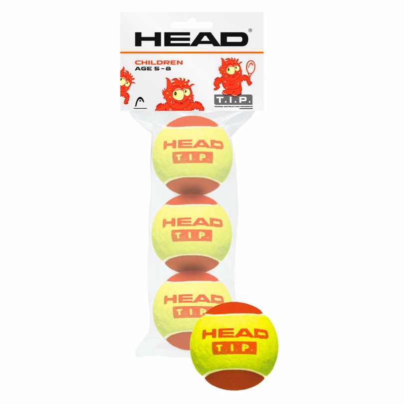 Balles Head TIP Rouges (3 balles)