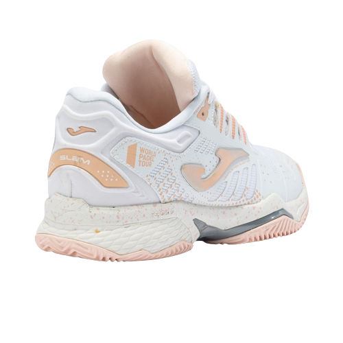  Padel House - Joma Chaussures Slam Lady Blanc Rose 2