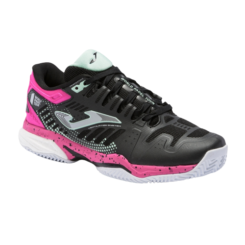 Padel House - Joma Chaussures Slam Lady Noir Fuchsia 5