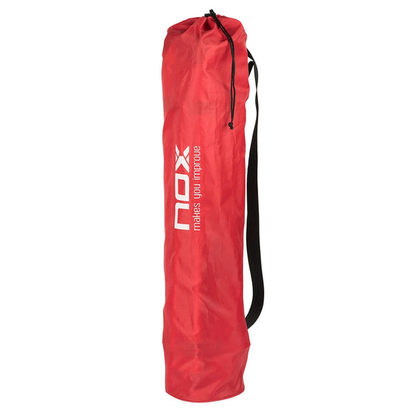 Padel House - NOX Panier Pliant Roulettes Rouge 3