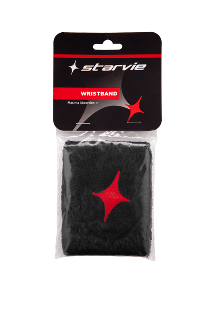 Padel House - Starvie Serre Poignet Long Noir Rouge 3